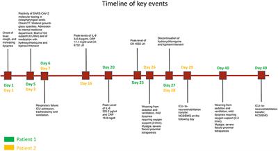 Case Report: Myopathy in Critically Ill COVID-19 Patients: A Consequence of Hyperinflammation?